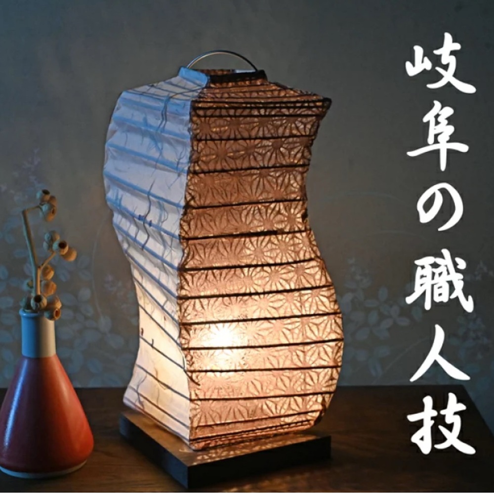 Elegant White and Brown Table Lamp